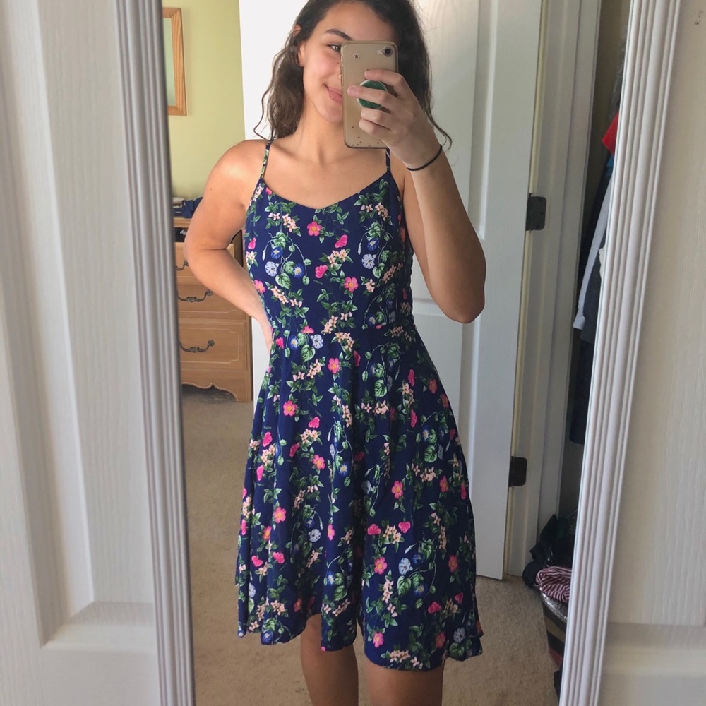 Floral spring dress